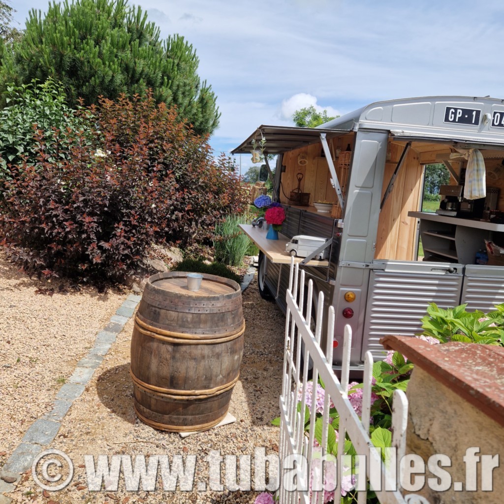 Le Tub'à bulles - Tonneau mange debout