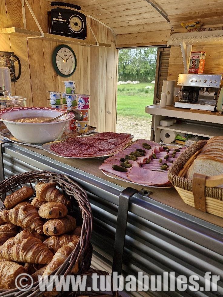 Le Tub'à bulles - Petit déjeuner
