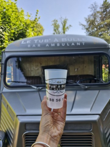 Le Tub'à bulles et son verre réutilisable